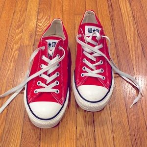 Converse All Stars women’s red sneakers
